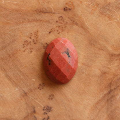 Custom Ocean Jasper Pendant - Rose Cut Stone, Sterling Silver