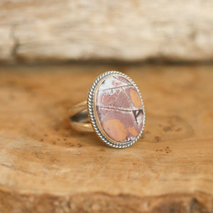 Sonora Jasper Boho Ring - Sonora Jasper Ring - .925 Sterling Silver Ring - Silversmith Ring