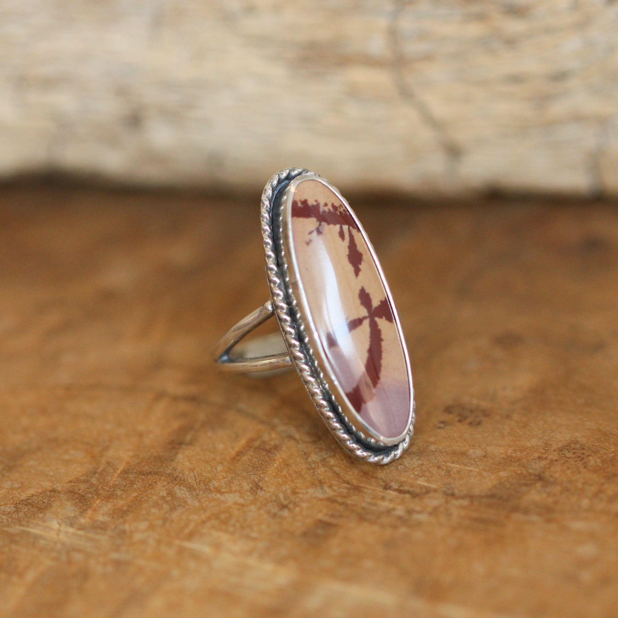 Sonora Jasper Boho Custom Ring - Choose Your Stone - Sterling Silver