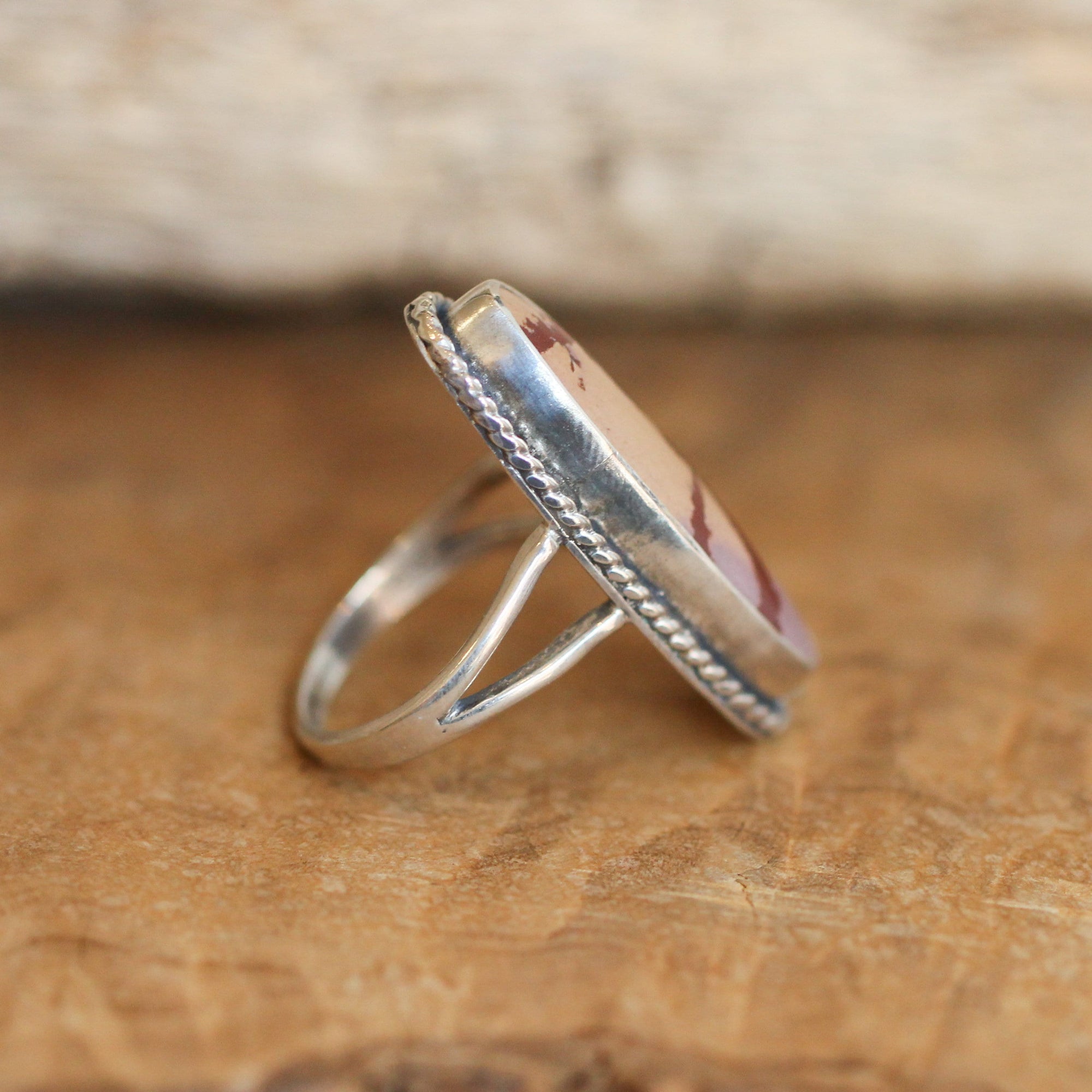 Sonora Jasper Boho Custom Ring - Choose Your Stone - Sterling Silver