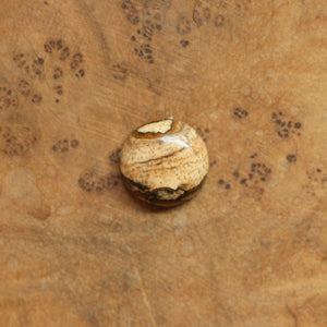 Picture Jasper Pendant - Sweetheart Necklace - .925 Sterling Silver - Picture Jasper Necklace