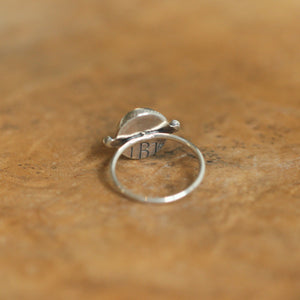 Delica Ring - Rhodochrosite Ring - .925 Sterling Silver Ring - Silversmith Ring - Rhodochrosite Stacker