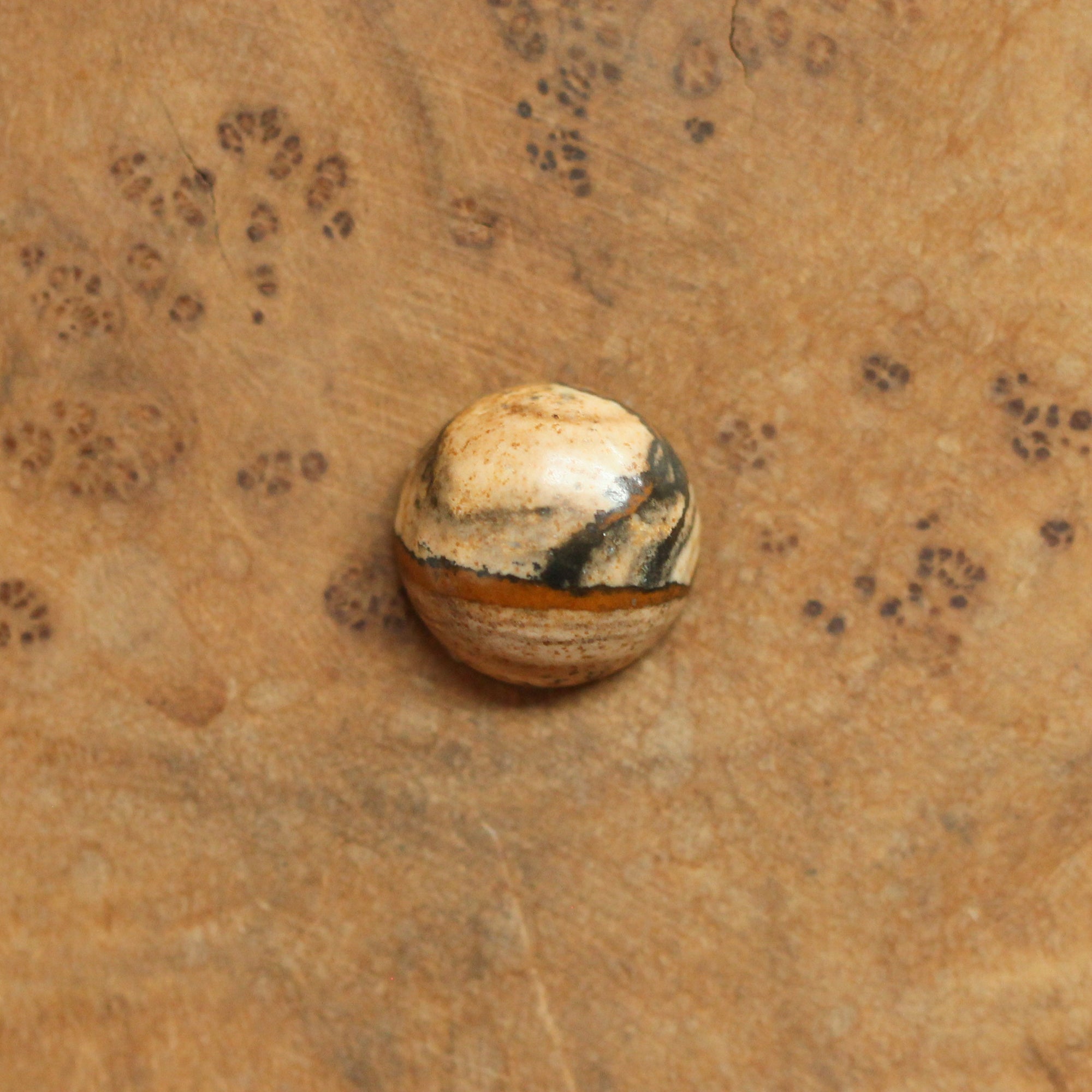 Picture Jasper Pendant - Sweetheart Necklace - .925 Sterling Silver - Picture Jasper Necklace