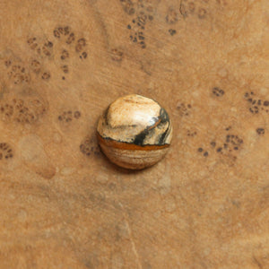 Picture Jasper Pendant - Sweetheart Necklace - .925 Sterling Silver - Picture Jasper Necklace