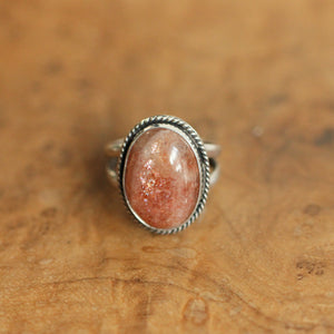 Sunstone Boho Ring - Sterling Silver - Choose Your Own Stone