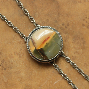 Custom Cherry Creek Jasper Bolo Necklace – Sterling Silver