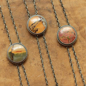 Custom Cherry Creek Jasper Bolo Necklace – Sterling Silver