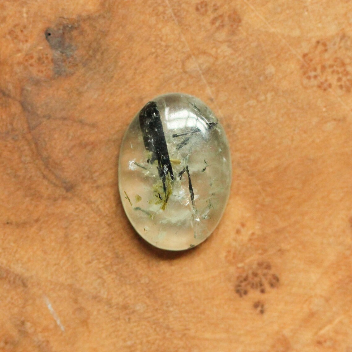 Green Prehnite Boho Ring - Green Prehnite Ring - Sterling Silver