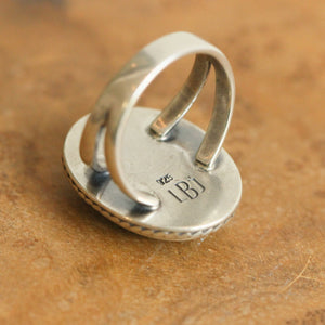 Big Morganite Boho Ring - Choose your hue - Multi-color Beryl - Sterling Silver