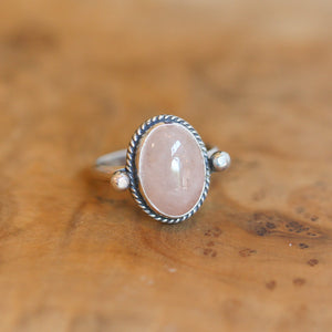Custom Morganite Ring - Choose Your Beryl Stone - Sterling Silver