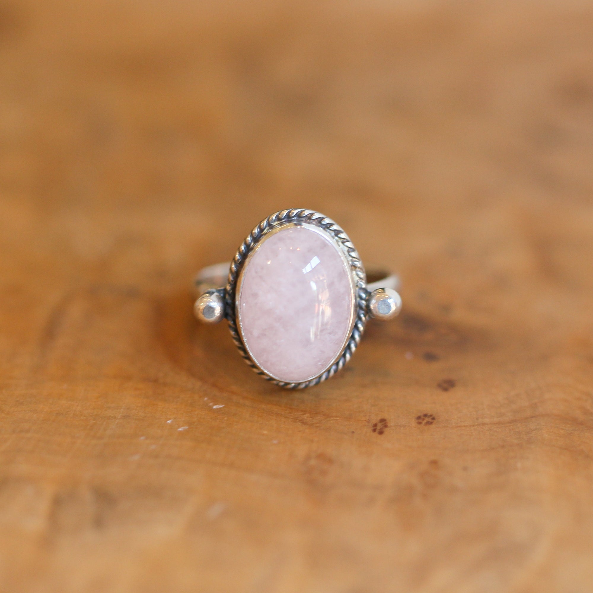 Custom Morganite Ring - Choose Your Beryl Stone - Sterling Silver