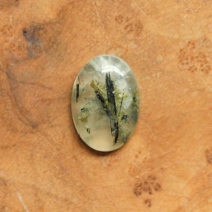 Green Prehnite Boho Ring - Green Prehnite Ring - Sterling Silver