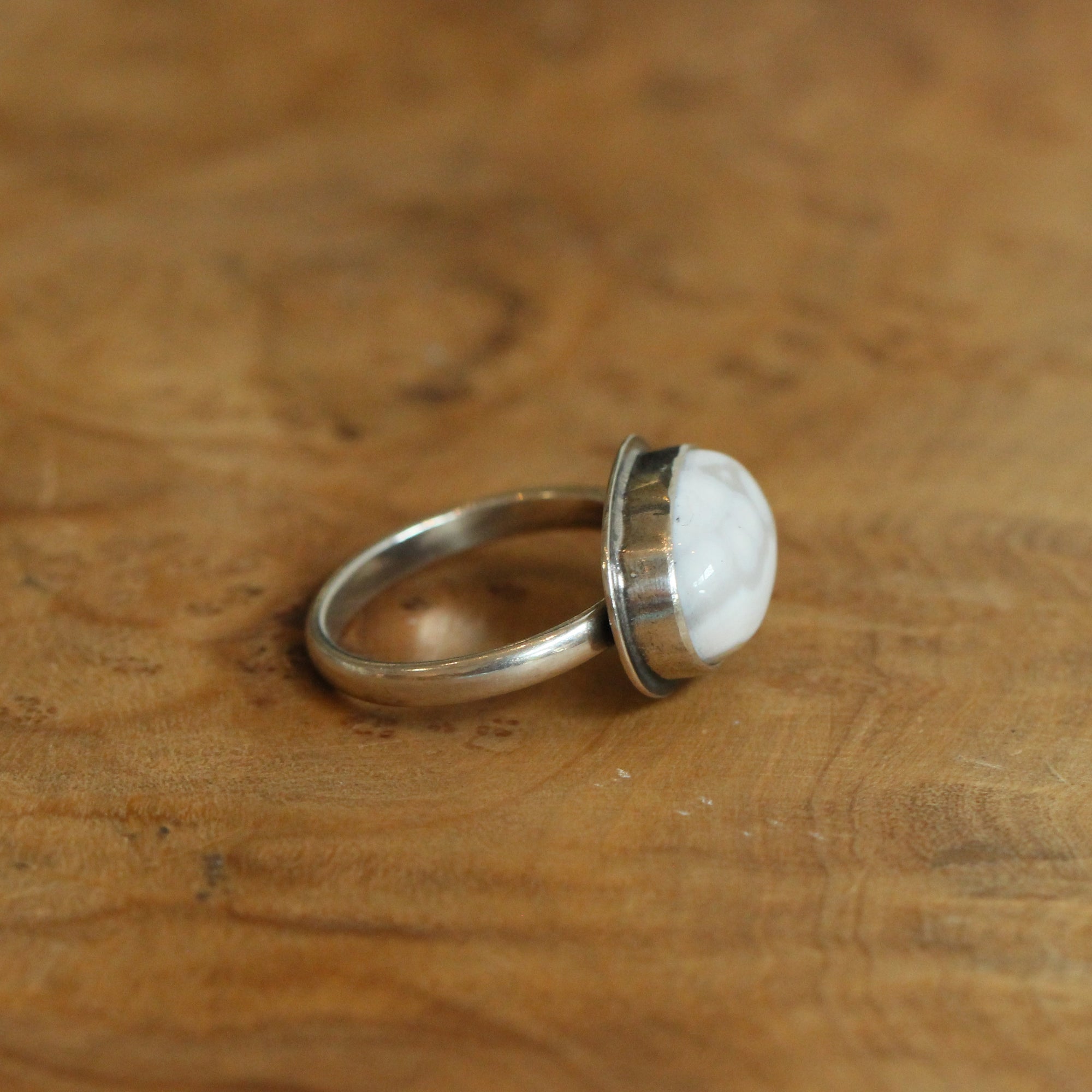 Custom Ocean Jasper Ring - East West Oval - Choose Your Stone