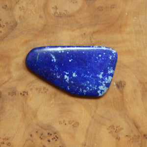 Lapis Lazuli Hanging Rock Pendant - Lapis Lazuli Necklace - Silversmith Pendant