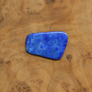 Lapis Lazuli Hanging Rock Pendant - Lapis Lazuli Necklace - Silversmith Pendant