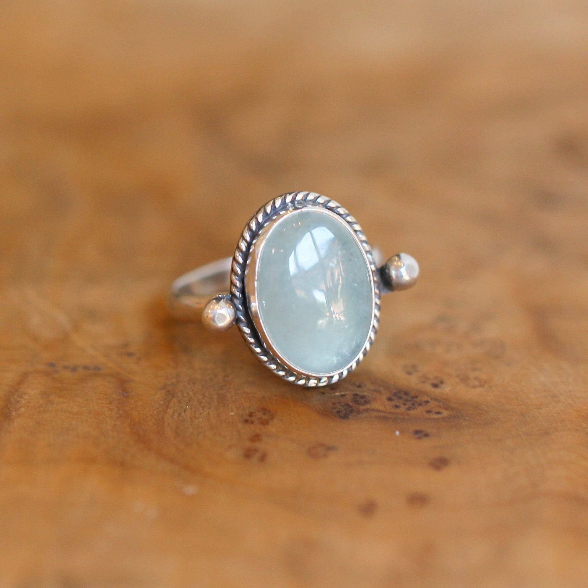 Custom Morganite Ring - Choose Your Beryl Stone - Sterling Silver