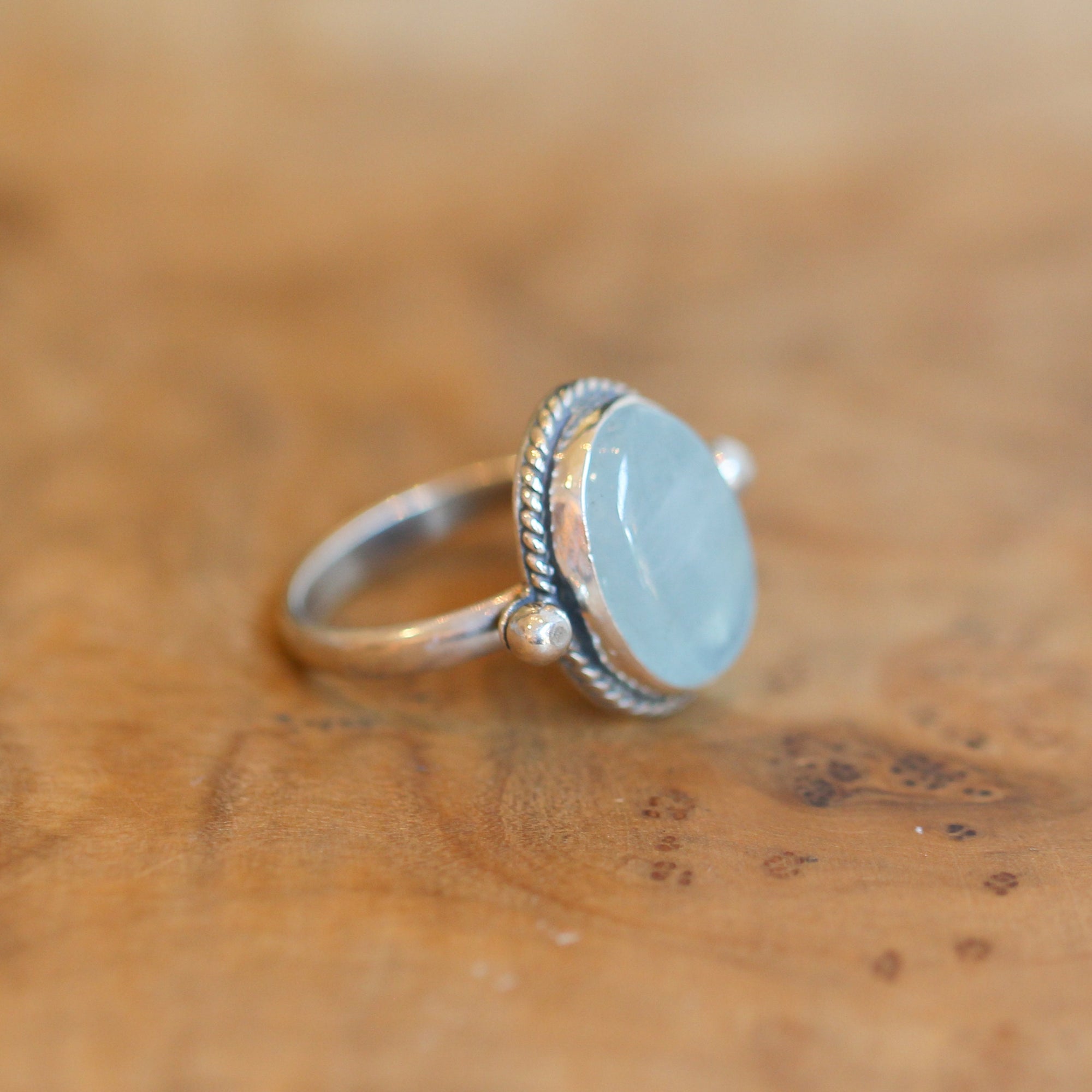 Custom Morganite Ring - Choose Your Beryl Stone - Sterling Silver