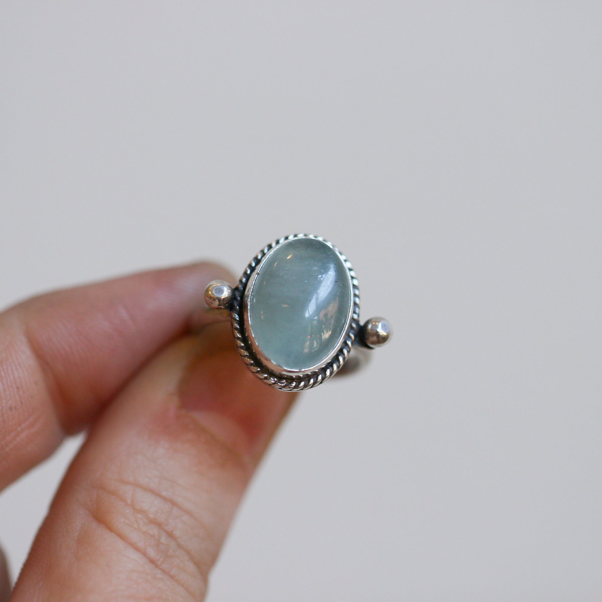 Custom Morganite Ring - Choose Your Beryl Stone - Sterling Silver