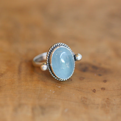 Custom Morganite Ring - Choose Your Beryl Stone - Sterling Silver