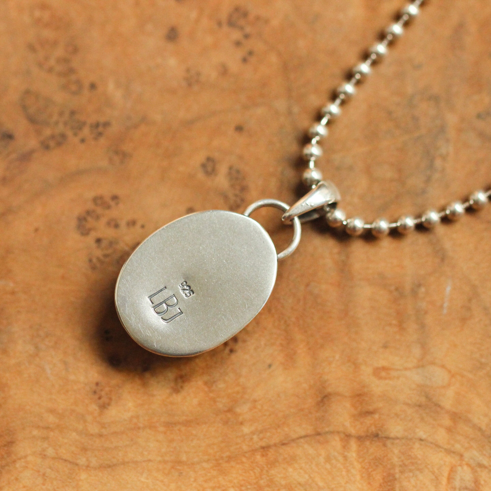 Crazy Lace Agate Pendant - Silversmith - .925 Sterling Silver - Rose Cut Crazy Lace Agate Necklace