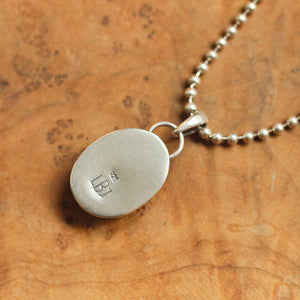 Crazy Lace Agate Pendant - Silversmith - .925 Sterling Silver - Rose Cut Crazy Lace Agate Necklace
