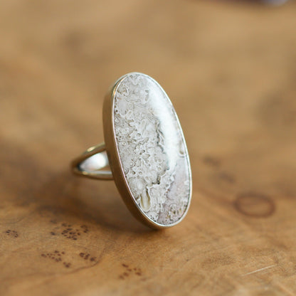 Choose Your Stone: Sterling Silver Crazy Lace Agate Ring - Silversmith Design