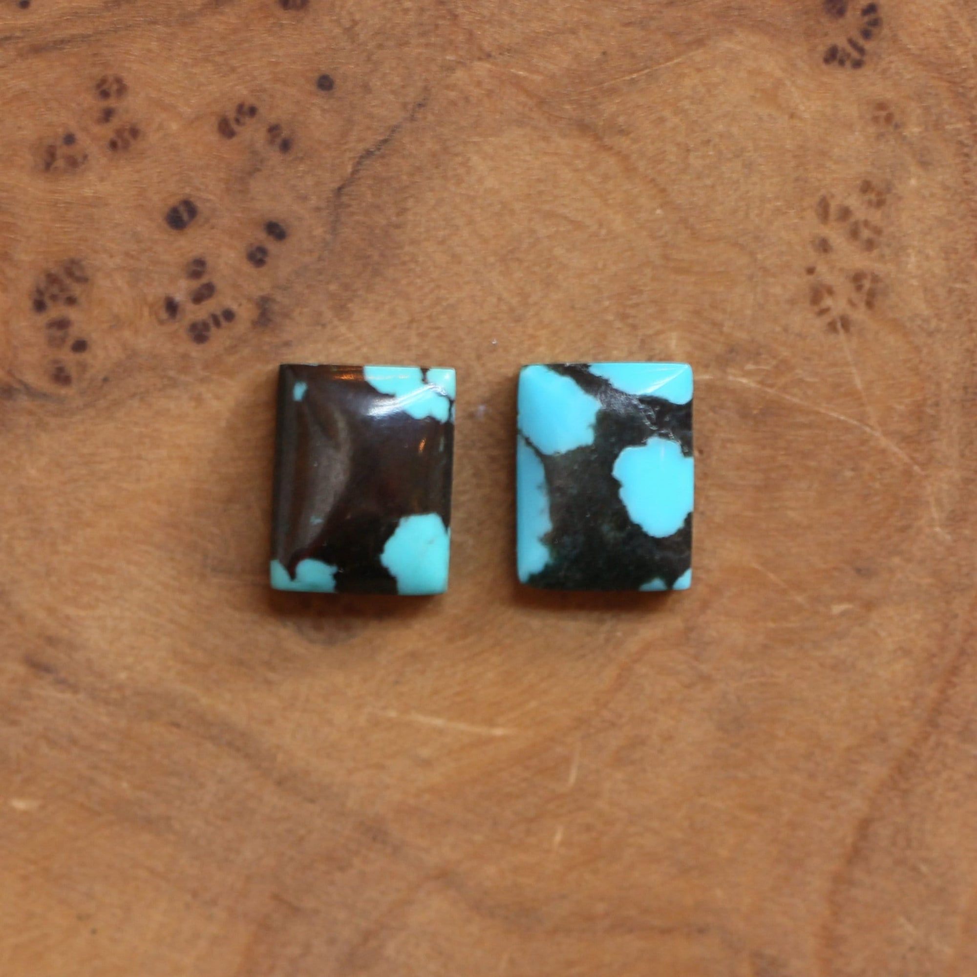 Piper Earrings - Old Stock Turquoise - Turquoise Drop Earrings - .925 Sterling Silver - Dainty Threader Earrings