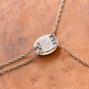 Blue Kyanite Bolo - Sterling Silver Mock Bolo - Silversmith - Kyanite Necklace