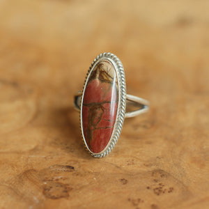Red Creek Jasper Ring - Sterling Silver - Choose Your Stone - Custom Ring