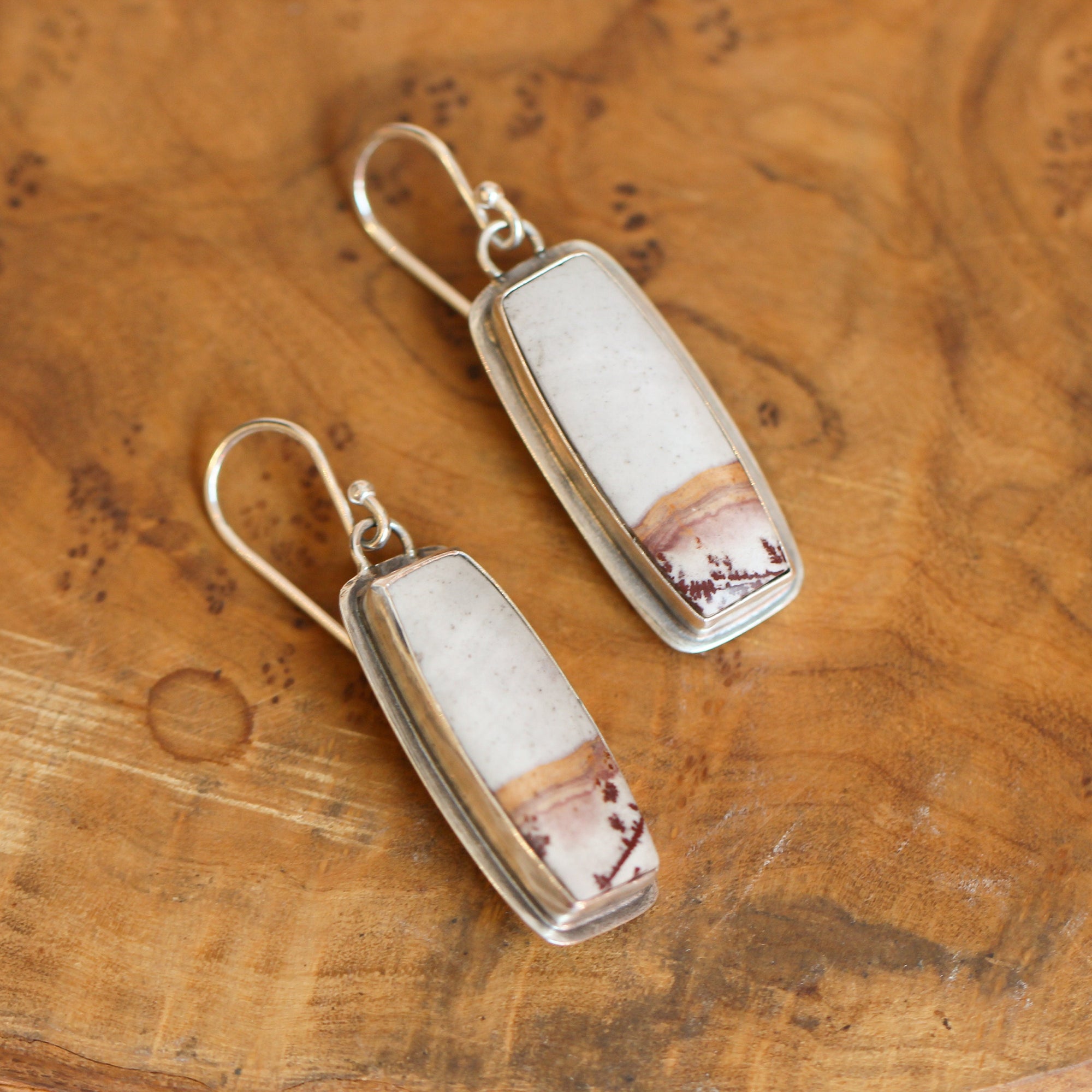 Sonora Jasper Earrings - Choose Your Pair - Earthy Jasper Drop Earrings - Silversmith Earrings