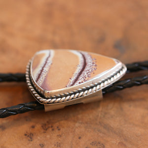 Sonora Jasper Bolo Tie - Big Jasper Bolo - Silversmith Bolo - Sonora Jasper Bolo