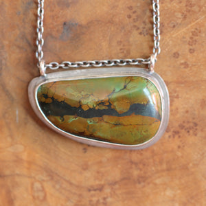 Ready to Ship - Turquoise Hanging Rock Necklace - Choose Your Pendant