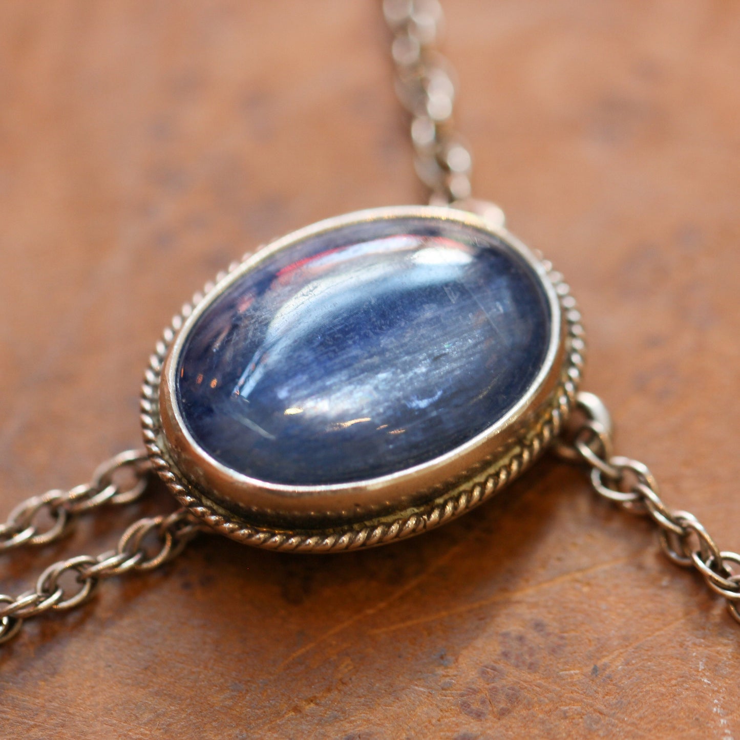 Blue Kyanite Sterling Silver Bolo Necklace – Southwestern Silversmith