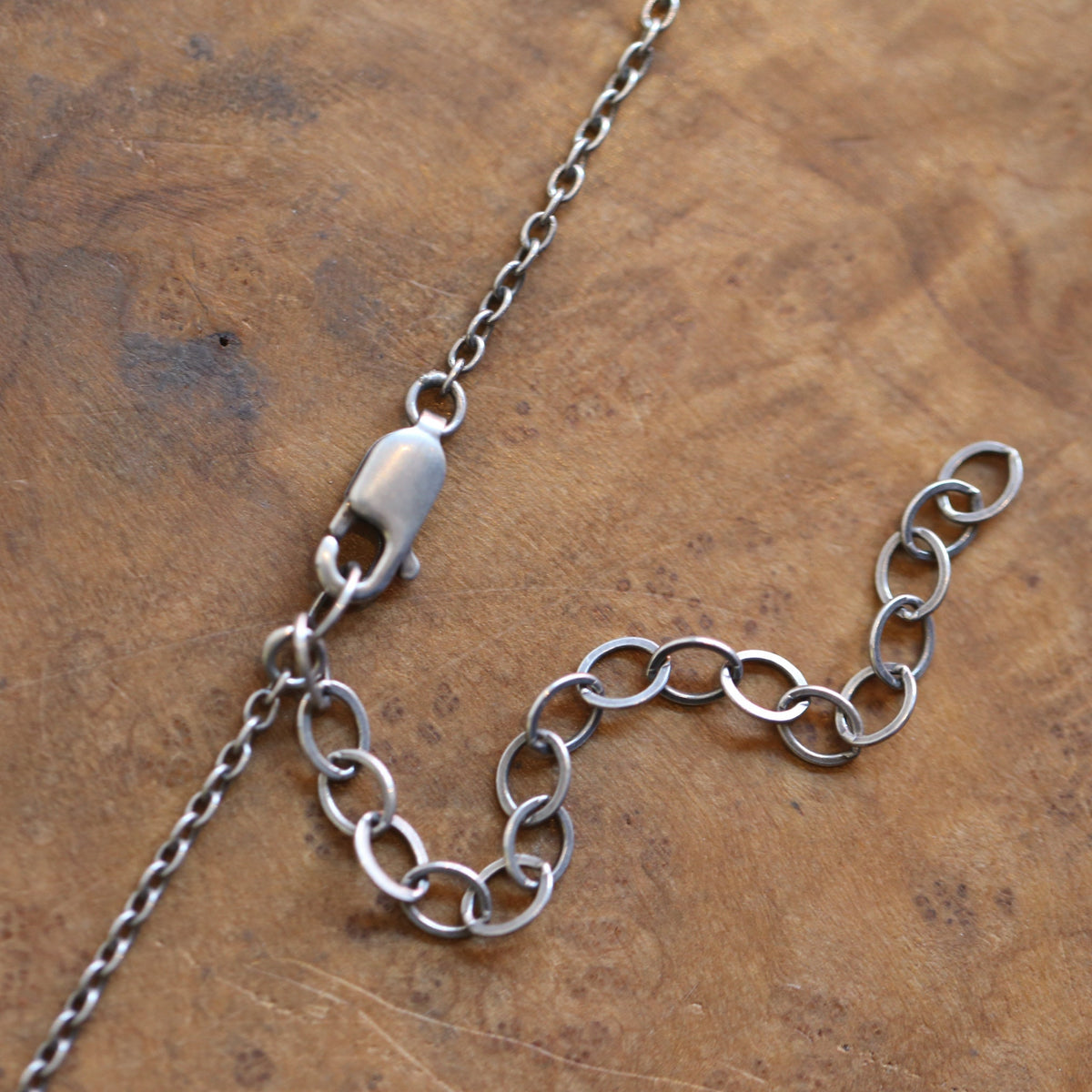 Lapis Lazuli East West Oval Necklace | Sterling Silver