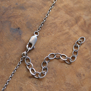Red Garnet Pendant - Faceted Garnet Necklace - .925 Sterling Silver