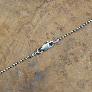 Red Creek Jasper Pendant -Sweetheart Necklace - Ready to Ship -Silversmith