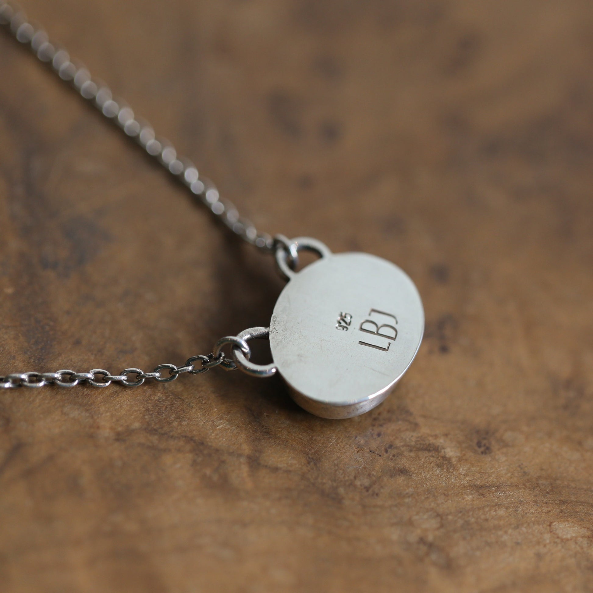 Choose Your Small Turquoise Pendant with Chain - Sterling Silver