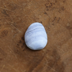 Custom Blue Lace Agate Ring - Chunky Boho Ring - Sterling Silver - Choose Your Stone