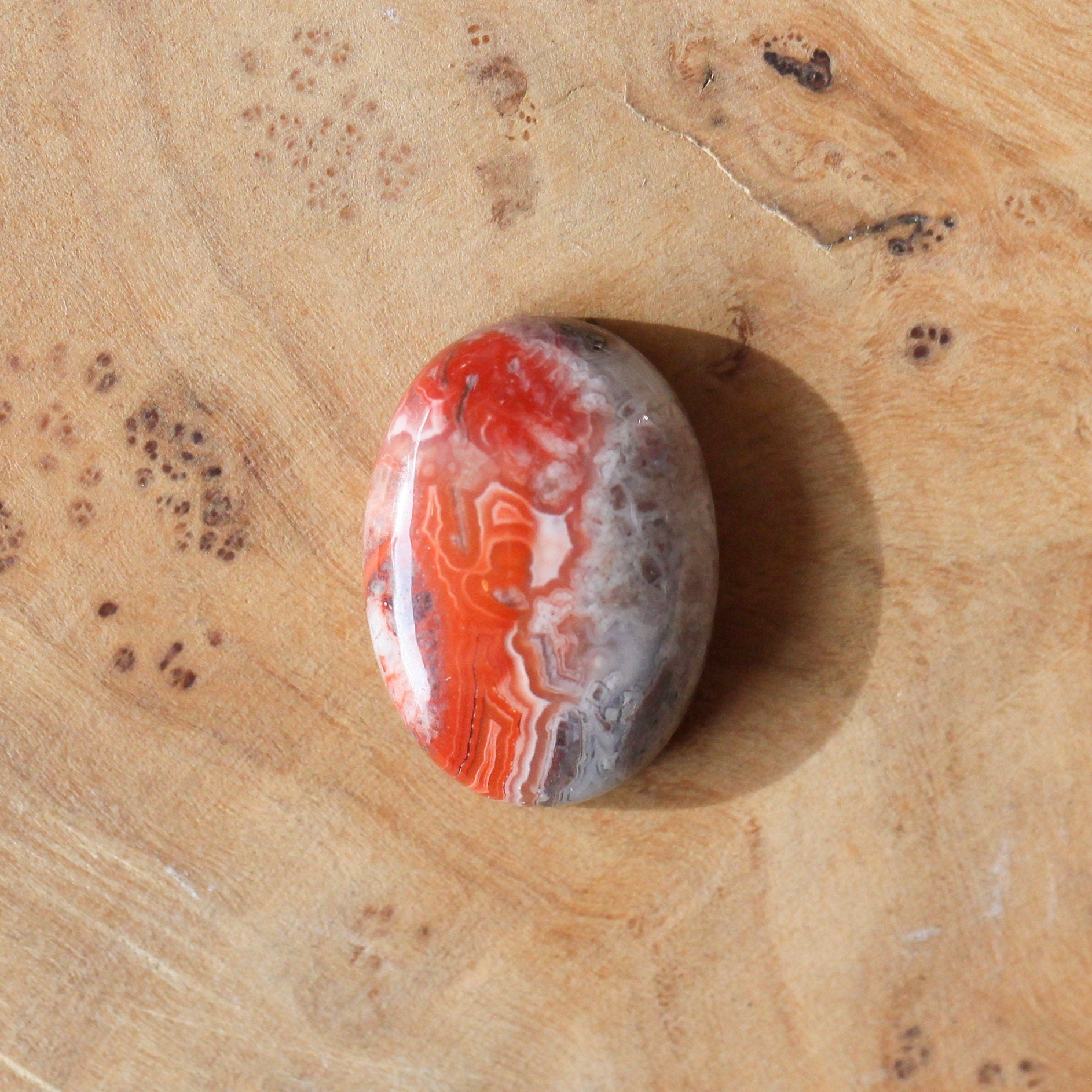 Laguna Lace Agate Boho Ring - .925 Sterling Silver - Choose Your Own Stone - Silversmith Ring