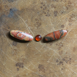 Red Creek Jasper Dragonfly Necklace - Carnelian - Sterling Silver