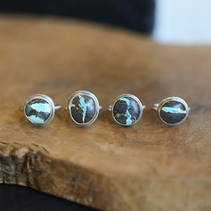 Ready to Ship Sierra Nevada Turquoise Ring - OOAK Turquoise Ring - Silversmith