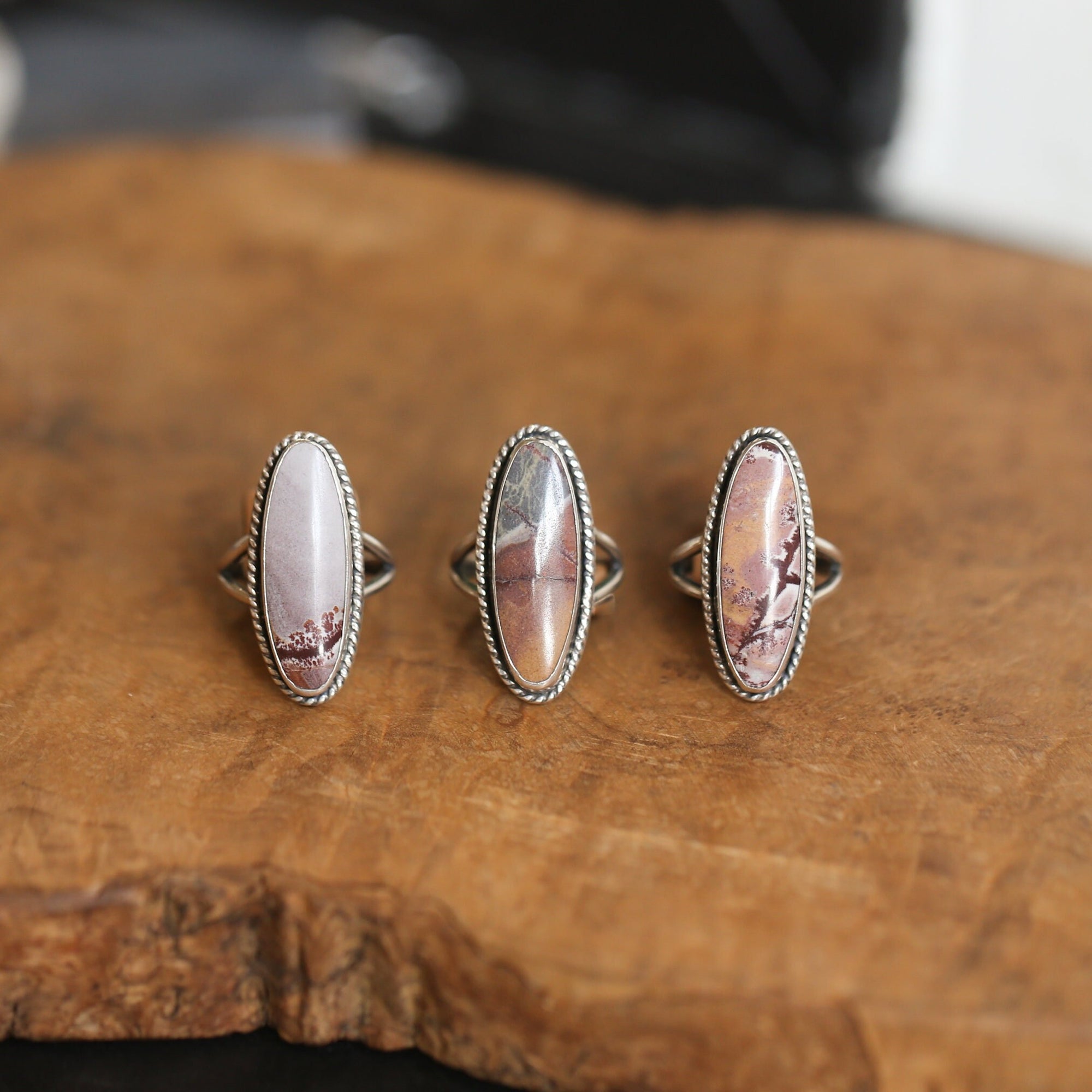 Sonora Jasper Boho Ring - Ready to Ship - .925 Sterling Silver - Silversmith Ring