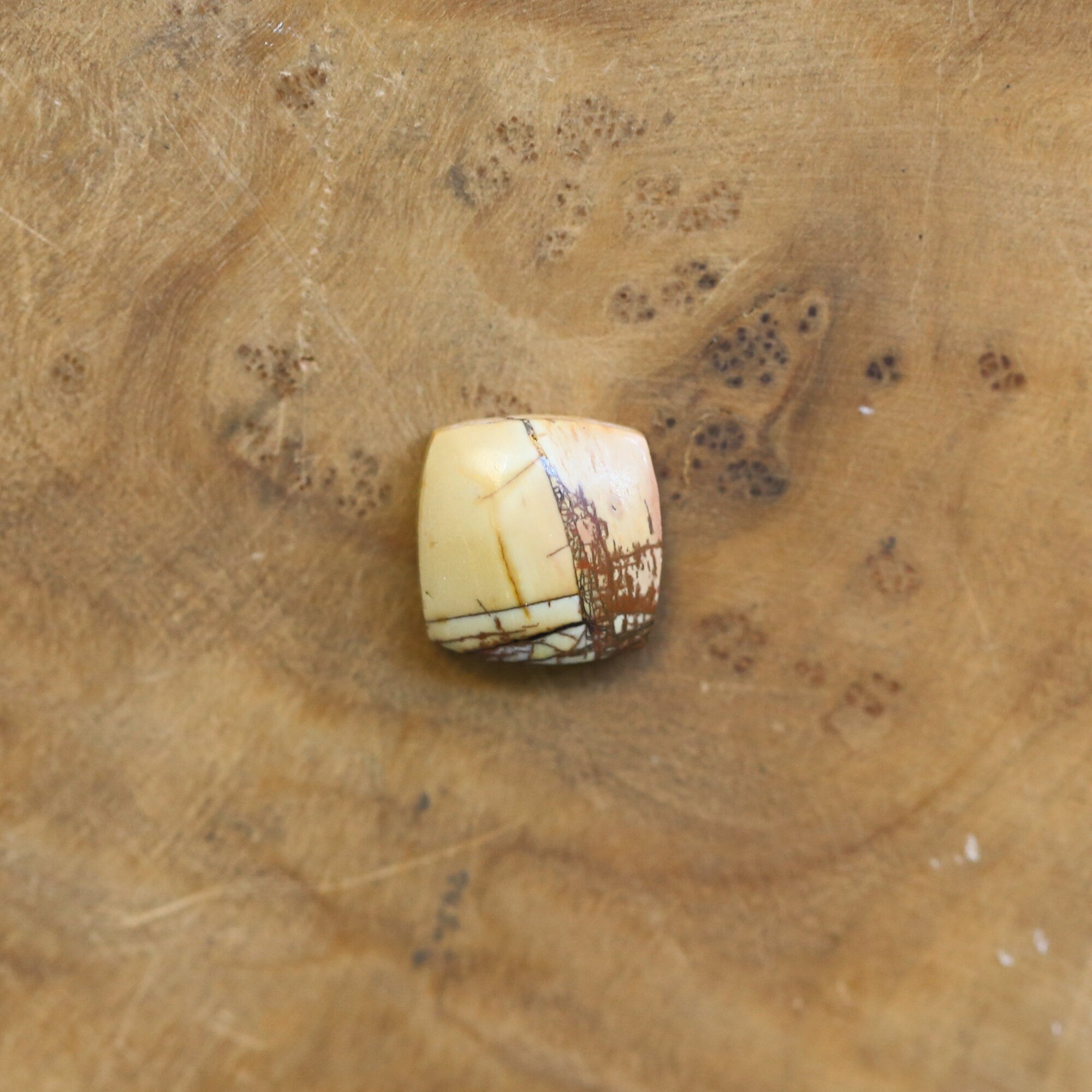 Red Creek Jasper Ring - 18K Solid Gold Bezel - .925 Sterling Silver Ring - Goldsmith Ring