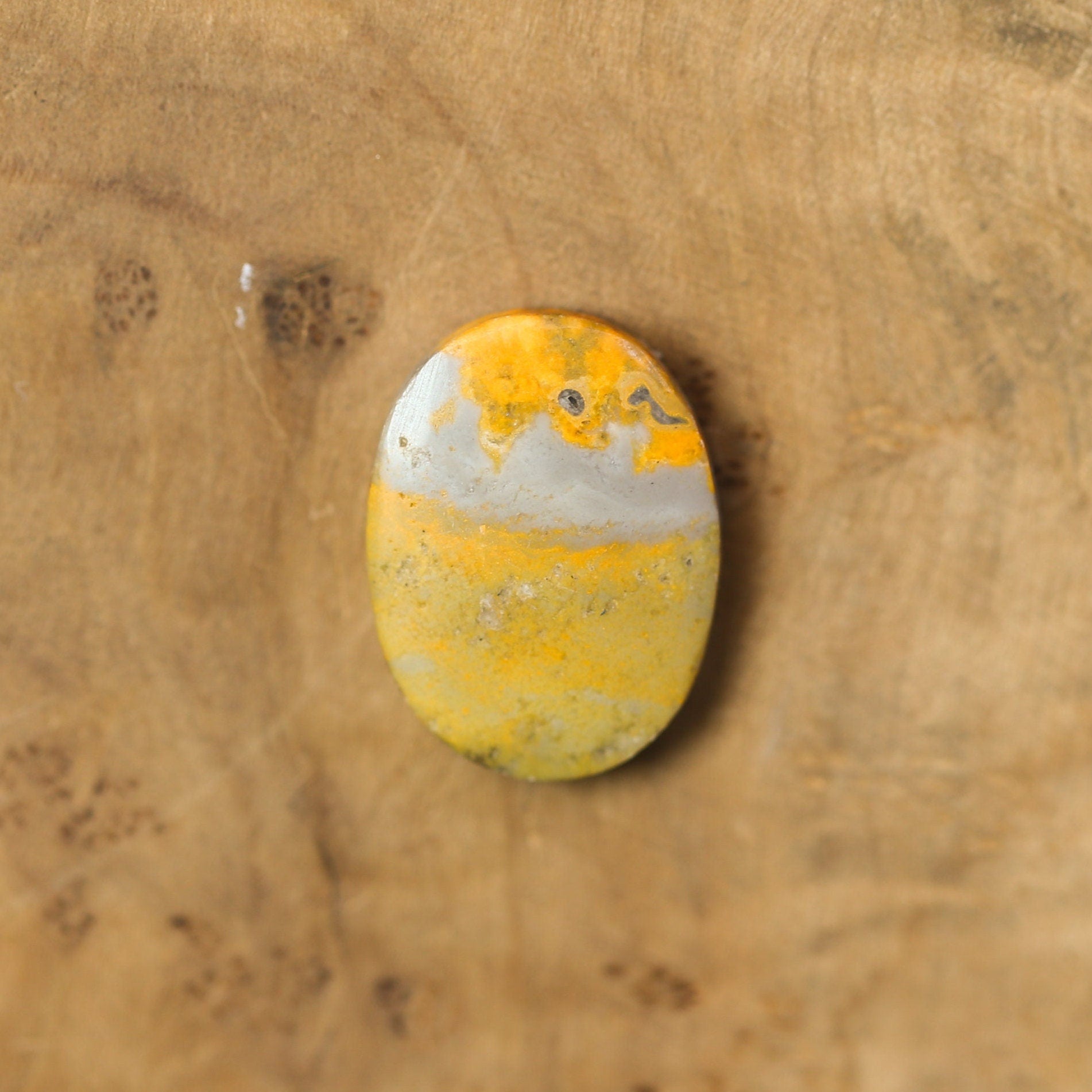 Boho Ring in Bumble Bee Jasper - Bumble Bee Jasper Ring - Silversmith Ring