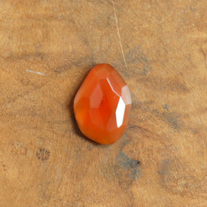 Heartland Pendant- Carnelian Pendant - Faceted Carnelian Necklace - Silversmith Pendant