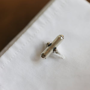 Labradorite Cuff Links - Labradorite Cufflinks - Sterling Silver