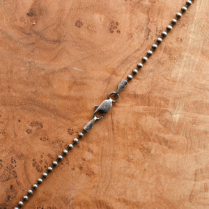 Montana Agate Sterling Silver Pendant Necklace - Boho Silversmith Jewelry