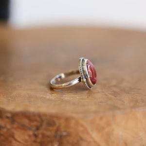 Custom Laguna Lace Agate Ring - .925 Sterling Silver - Choose Your Stone - Lasso Ring