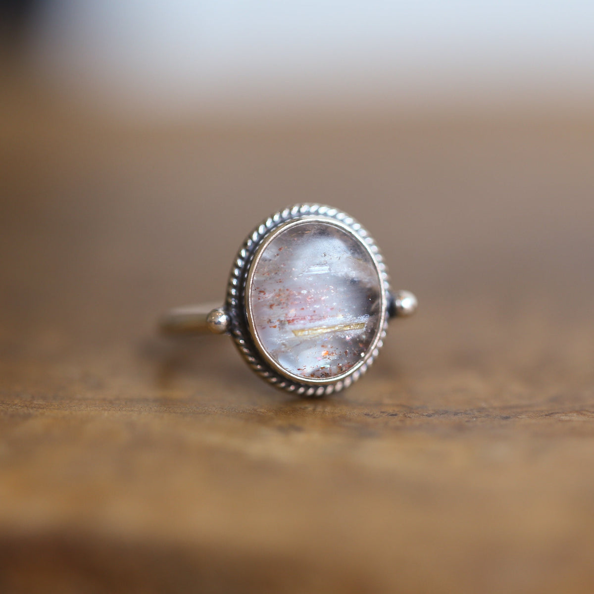 Sunstone Delica Ring | Sterling Silver