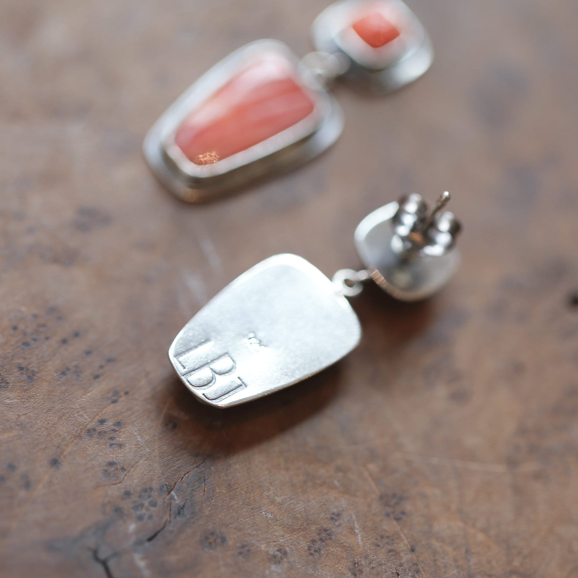 Sterling Silver Spiny Oyster Earrings – Chili Red Dangle Drops